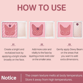 Black Rouge Dewy Whip Cheek and Beam