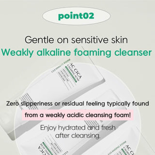 DEOPROCE AC CICA CALMING ACNE CLEANSING FOAM 150ml - Kbeauty Canada