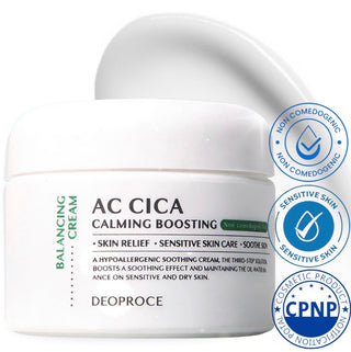 DEOPROCE AC CICA CALMING BOOSTING BALANCING CREAM 50g - Kbeauty Canada