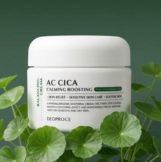 DEOPROCE AC CICA CALMING BOOSTING BALANCING CREAM 50g - Kbeauty Canada