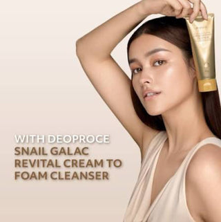 DEOPROCE Snail Galac Revital Cream to Foam Cleanser 100g
