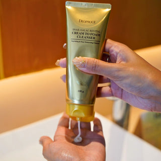 DEOPROCE Snail Galac Revital Cream to Foam Cleanser 100g