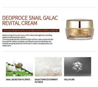 DEOPROCE Snail Galac Revital Cream 50g

