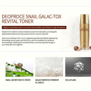 DEOPROCE Snail Galac Revital Toner 130mL