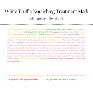 D'ALBA White Truffle Nourishing Treatment Mask (25mL x 5 packs) - Kbeauty Canada