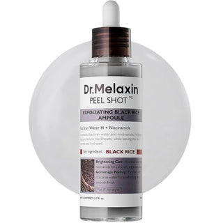 Dr.Melaxin PEEL SHOT EXFOLIATING BLACK RICE AMPOULE 80ML