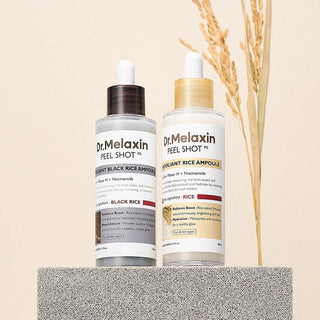 Dr.Melaxin PEEL SHOT EXFOLIATING BLACK RICE AMPOULE 80ML - Kbeauty Canada 