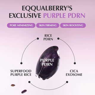 EQQUALBERRY Purple Pdrn Pore Minimizing Serum 30ml - Kbeauty Canada