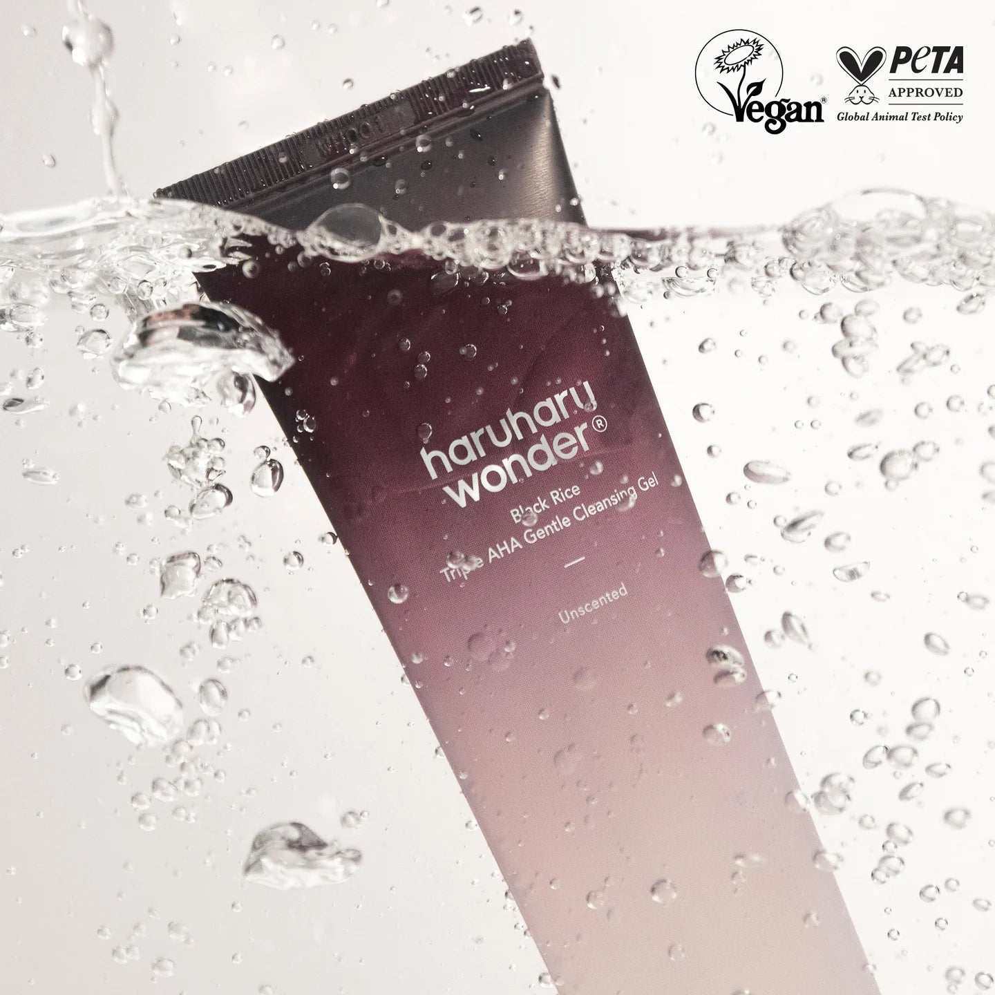 HARUHARU WONDER Black Rice Triple AHA Gentle Cleansing Gel
