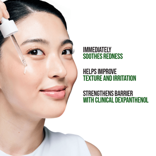 Jumiso D-Panthenol Barrier Soothing Serum in a 70ml bottle, with a clear dropper and minimalist packaging.
