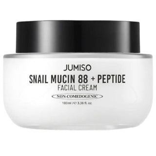 JUMISO Snail Mucin 88 + Peptide Cream 100ml jar packaging on a clean background