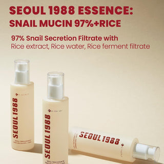 KSECRET Seoul 1988 Essence: Snail Mucin 97% + Rice 100mL