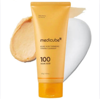 MEDICUBE Kojic Acid Tumeric Toning Cleanser 120g