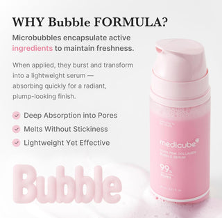 MEDICUBE PDRN Pink Collagen Bubble Serum 95ml