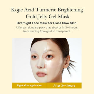 MEDICUBE Kojic Acid Tumeric Brightening Gel Mask
