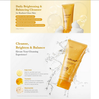 MEDICUBE Kojic Acid Tumeric Toning Cleanser 120g