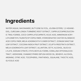 MEDICUBE Kojic Acid Turmeric Niacinamide Serum 30mL