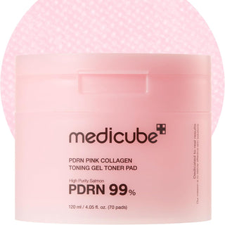 MEDICUBE PDRN Pink Collagen Gel Toner Pad 120mL (70 Pads)