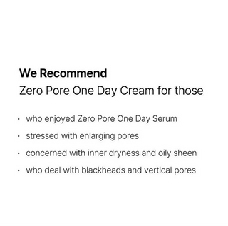 MEDICUBE Zero Pore One Day Cream 50mL