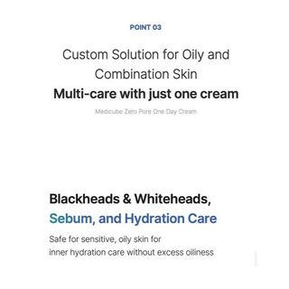 MEDICUBE Zero Pore One Day Cream 50mL