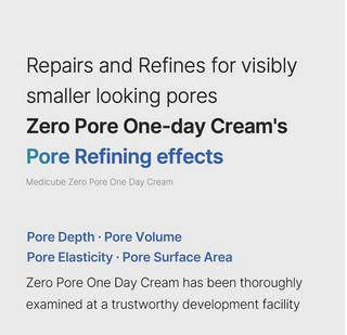 MEDICUBE Zero Pore One Day Cream 50mL