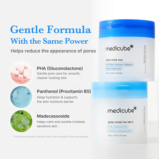 MEDICUBE Zero Pore Pad Mild (70pcs)