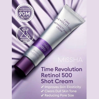 MISSHA Time Revolution Retinol 500 Shot Cream 60ml - Kbeauty Canada