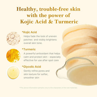 MEDICUBE Kojic Acid Turmeric Toner Pad 70pcs