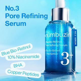NUMBUZIN No.3 Blue Bio-Retinol Pore Refining Serum - Kbeauty Canada