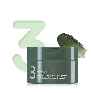 NUMBUZIN No.3 Pore & Makeup Cleansing Balm with Green Tea and Charcoal - Kbeauty Canada