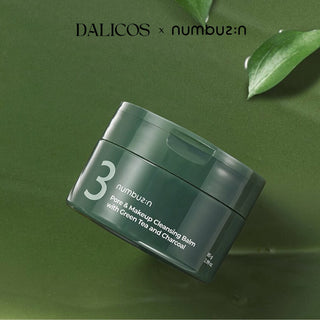 NUMBUZIN No.3 Pore & Makeup Cleansing Balm with Green Tea and Charcoal - Kbeauty Canada