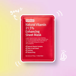 BY WISHTREND Natural Vitamin 21.5% Enhancing Sheet Mask (1ea)