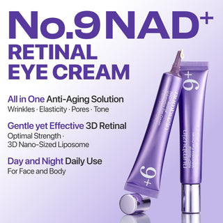 Numbuzin No.9 NAD+ Retinal Volumetox Eye Cream (Tube) 20ml - Kbeauty Canada