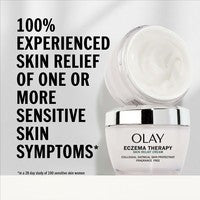 OLAY Sensitive Eczema Therapy Face Moisturizer Skin Relief Cream Fragrance-Free