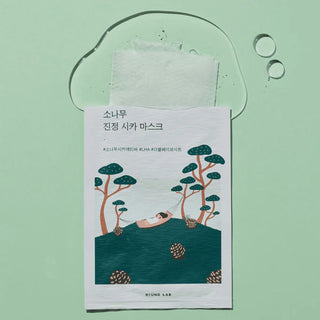 Kbeauty - ROUND LAB Pine Calming Cica Mask 27mL (1ea)