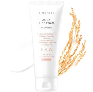 S.NATURE Aqua Rice Foam Cleanser 80ml