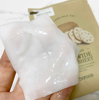 SKINFOOD Lotus Root Sous Vide Mask Sheet 20g - Kbeauty Canada