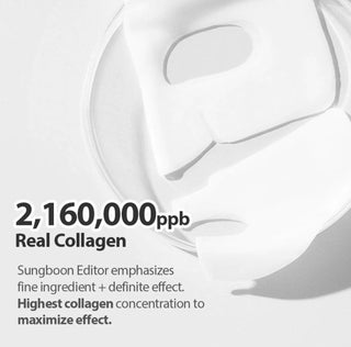 SUNGBOON EDITOR Deep Collagen Power Boosting Mask 37g (1 sheet each) - Kbeauty Canada