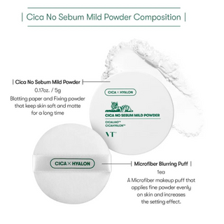 VT Cica No-Sebum Mild Powder 5g