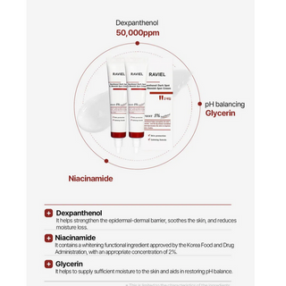 RAVIEL Panthenol Dark Spot & Blemish Care Spot Cream 15 ML x 2 (0.5 FL.OZ x 2) - Kbeauty Canada