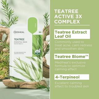 MEDIHEAL Teatree Essential Mask 24ML (1 EA) - Kbeauty Canada