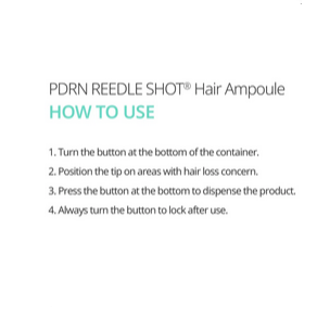 VT PDRN Reedle Shot Hair Ampoule 100dL 15mL