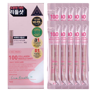 VT COSMETICS Collagen Reedle Shot 100 Stick Pouch 2mL x 10ea - Kbeauty Canada