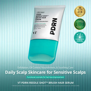 VT COSMETICS PDRN REEDLE SHOT BRUSH HAIR SERUM 100ml - Kbeauty Canada