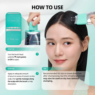 VT COSMETICS PDRN REEDLE SHOT BRUSH HAIR SERUM 100ml - Kbeauty Canada