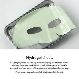 Abib Collagen Gel Mask Heartleaf Jelly face sheet mask with soothing heartleaf extract, designed for hydrating and revitalizing skin.
