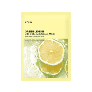 ANUA Green Lemon Vita C Blemish Serum Mask