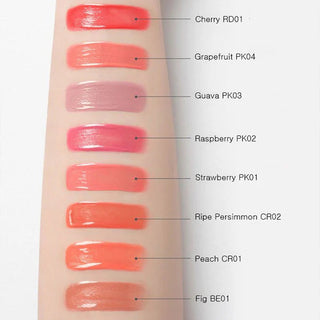 APIEU Juicy Pang Water Blusher 9g in soft pink shade, showing the compact makeup container with vibrant blusher inside.