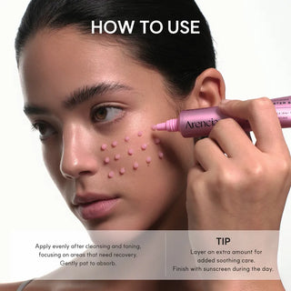 Arencia PDRN Booster Shot 30ml, a skincare booster bottle with clear liquid inside, designed for skin rejuvenation.
