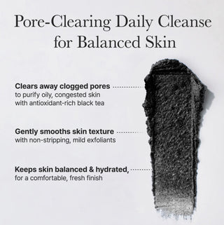 Arencia Black Tea Rice Mochi Cleanser 120g, a gentle facial cleanser with black tea and rice mochi ingredients for skin cleansing.